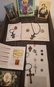 Vintage & Antique Christian Relics 16 Pieces 