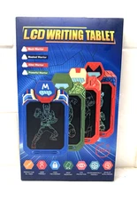 10 Inch LCD Writing Tablet Red for Kids Superhero's Merch Warrior NEW IN BOX