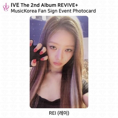 IVE The 2nd Album REVIVE+ MusicKorea 1st Fan Sign Event Photocard
