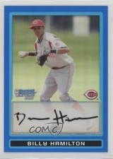 2009 Bowman Draft Prospects Chrome Blue Refractor 51/99 Billy Hamilton 0m8