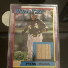 Topps 2025 Series 1 1990 Relics Frank Thomas #T90R-FT White Sox Relic MEM