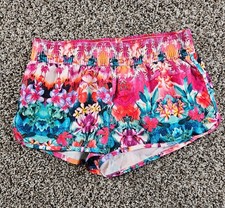 Ocean Pacific OP multicolor floral polyester swim shorts Juniors Sz M