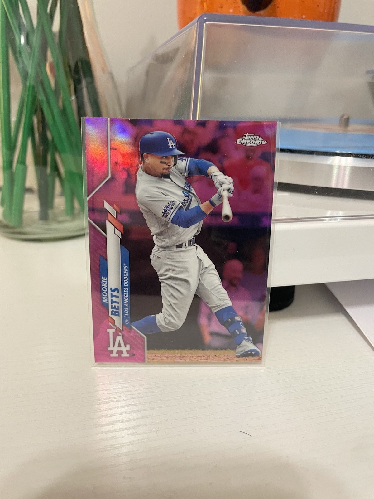 2020 Topps Chrome - Mookie Betts #100 Pink