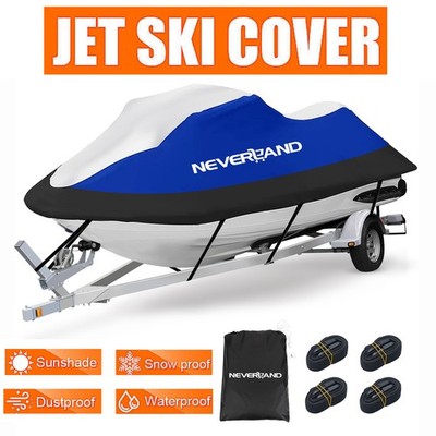 NEVERLAND Jet Ski  Cover Trailerable Waterproof for Seadoo GTI 90/130 120''-135''