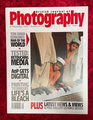 British Journal of Photography Magazine 4 September 1996 SW29