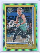2025 Panini Donruss WNBA COURTNEY VANDERSLOOT #34 Teal Laser Holo /125 SKY