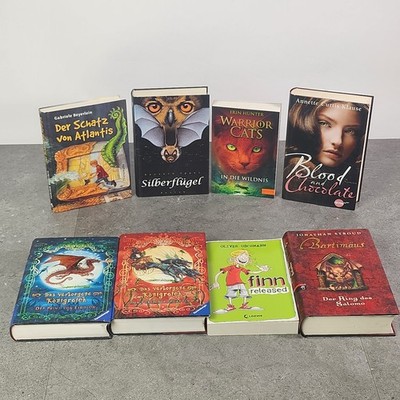 Jugendbücher Fantasy Konvolut 8 Bücher Warrior Cats Bartimäus Silberflügel u.a.