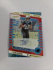 2024 Panini Absolute - Rookies Ja'Tavion Sanders #177 Spectrum Red Signatures 