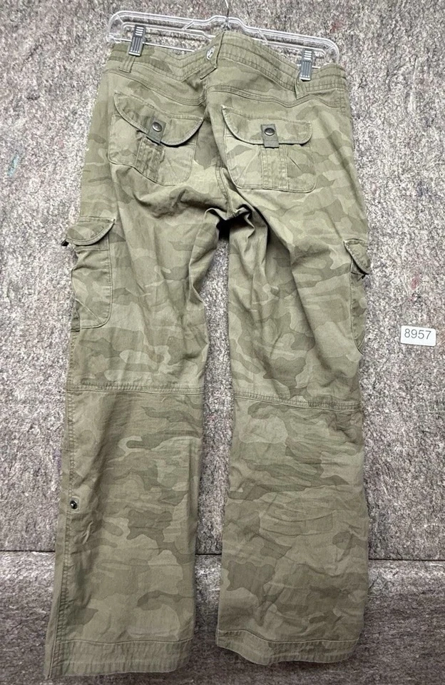Pantalones Kuhl Mujer Pantalones Verde Camuflaje Enrollables Senderismo Aire Libre Talla 6 Foto 2 de 4