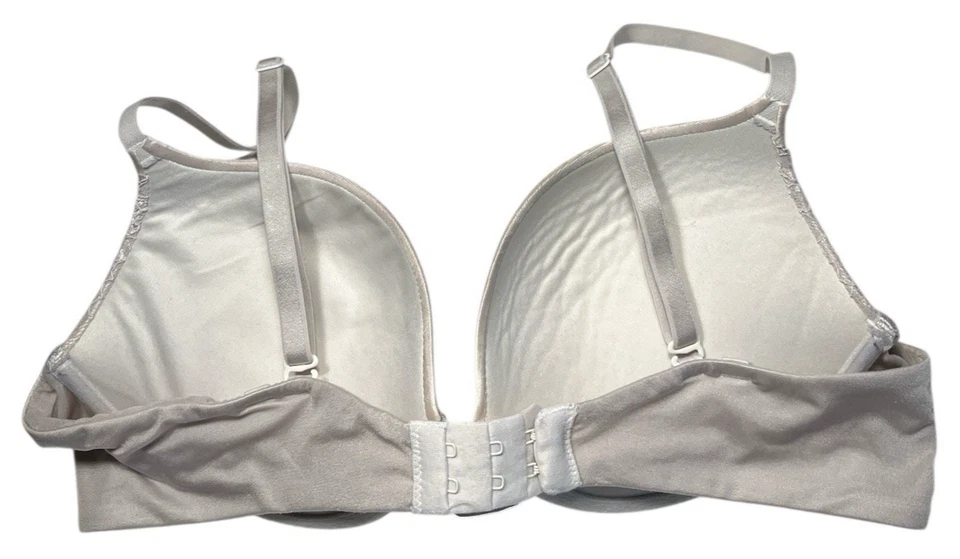Sujetador Ambrielle Mujer 36B Gris Con Aros Ultimate Upsize Encaje Push Up Ajustable Foto 2 de 4