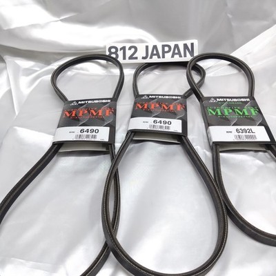 Mitsuboshi Drive Belt 3pcs Set FOR Toyota Dyna Hino Dutro N04C Diesel Turbo New