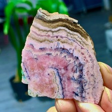 18G Rhodochrosite Crystal Slab Slice AAA+ Love / Compassion / Light Argentina