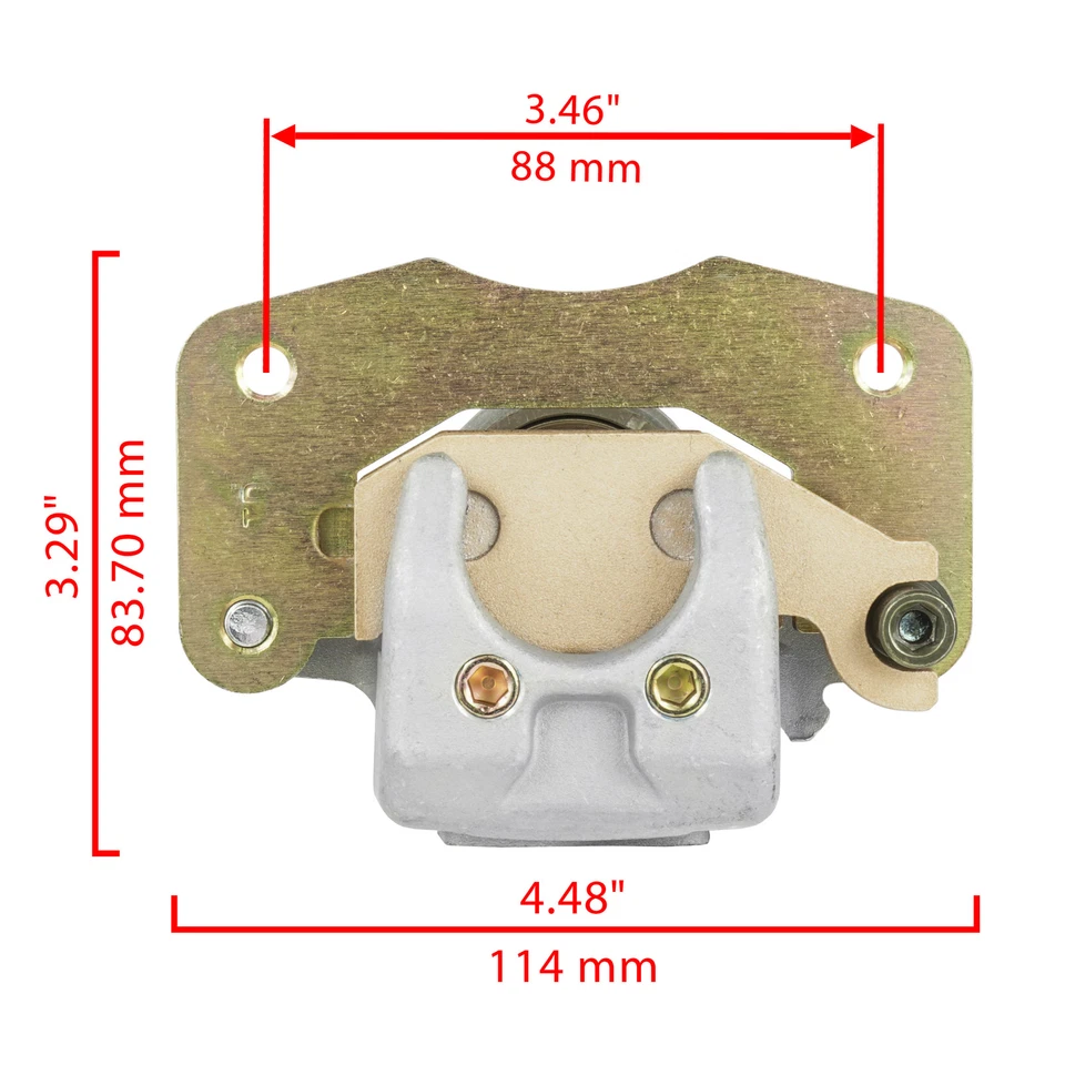 Pinza de freno trasera Can-Am Outlander Max 800 4X4 2006-2012 con pastillas Foto 2 de 4