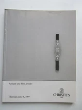 Christie's Auction Catalog Antique & Fine Jewelry June 1989 New York