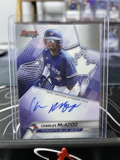 2025 Bowman Best Charles McAdoo Auto Autograph RC Just Called Up! Blue Jays