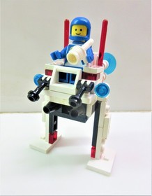 Lego Vintage LL Space Futuron # 6828-Twin-winged Spoiler-100% w/minifig (1988)