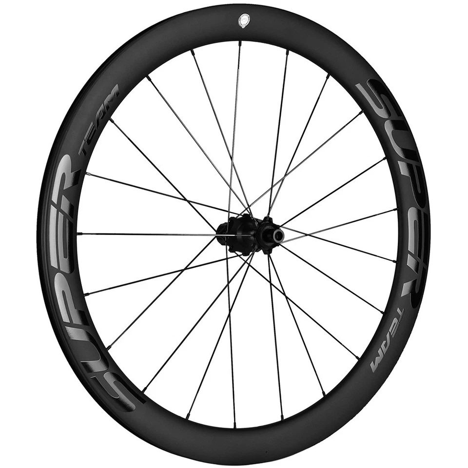 Juego de ruedas de carbono SUPERTEAM II D28-50 UCI 700C freno de disco sin cámara para HG/XDR Foto 3 de 4