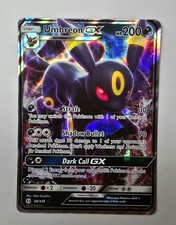 umbreon gx pokemon card price Pokmon Umbreon GX SV69/SV94 Hidden Fates Shiny Vault Shiny Holo Rare 200  HP GX