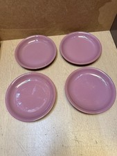New Modern Purple Side Plates Italian Made Bread Desert Plates x 4 New Uk Stock