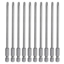 10x magnetisches PH2 Kreuzschlitz-Bit 1/4 Sec...