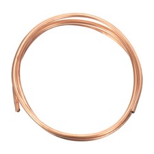 Copper Tube 5/32'' OD x 3Ft Refrigeration Pipe Seamless Hollow Metal