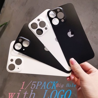 Back Glass Replacement For iPhone11 12 13 14 15 16 Big Hole Rear Cover L-ogo Lot