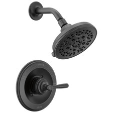 Delta T142985-BL Roe Monitor 14 Series Shower Only Trim Kit Matte Black