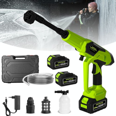 #ad Portable Cordless Electric High Pressure Water Spray Gun Car Washer Cleaner Tool $42.56