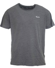 Pepe Jeans men's regular fit heather grey t-shirt Carter PM508665 black size L