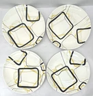 Vintage Red Wing Smart Set Four Dinner Plates 11”  1950s MCM
