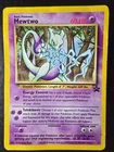 Mewtwo Black Star Promo 12 Pokemon Card WOTC Non Holo WOTC - HP/DMG (Creased)