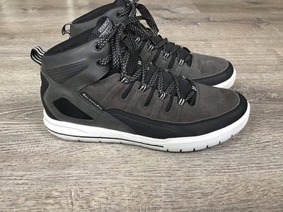 Skechers Mens Hiking Ankle Boots Size Black Leather 51557