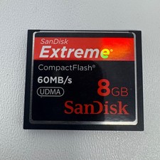 SanDisk Extreme 8GB CompactFlash Memory Card 60MB/s UDMA SDCFX CF Card