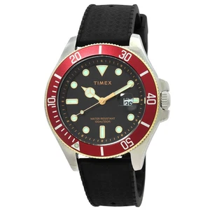 Timex Harborside Coast Montres pour hommes à cadran noir à quartz TW2V27300