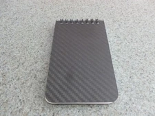 CountyComm Inc. "Carbon Fiber Cover Weather Proof Notepad"