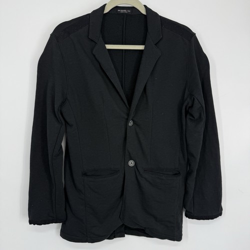 John Varvatos Blazer Boy size 18R Knit Black Sport Coat Jacket Elbow Patch - Picture 10 of 10