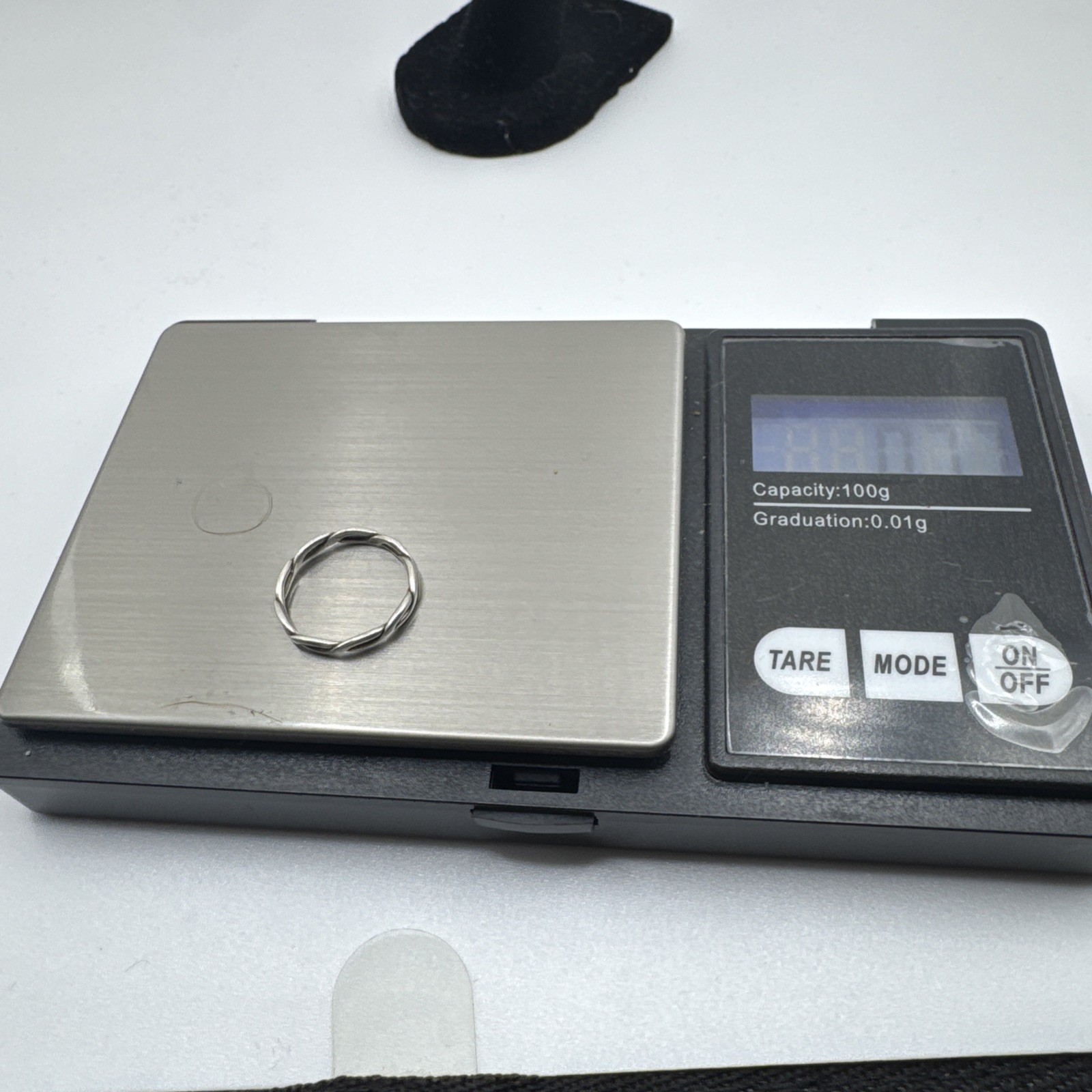 Sterling Silver Weave Solid Silver Band Ring 925 … - image 3