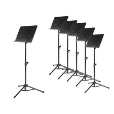 Musician's Gear Tripod Orchestral Music Stand 6Pack, Black