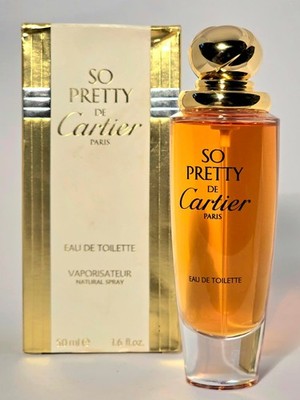 Vintage Cartier So Pretty Perfume Eau De Toilette Rare