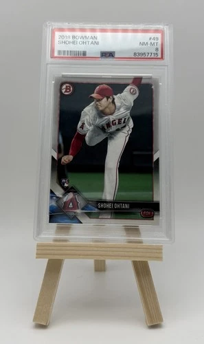 2018 Bowman Shohei Ohtani #49 (RC) PSA 8 - Los Angeles Dodgers