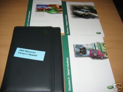 2002 LAND ROVER DISCOVERY II SD OWNERS MANUAL NEW SET SEALED - Picture 1 of 1