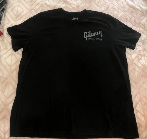 Gibson Adam Jones Black Unisex T-shirt 2XL Free Shipping