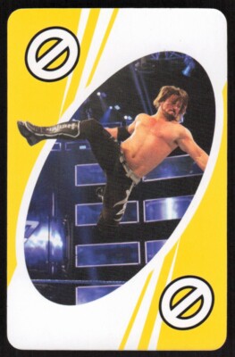 2017 Mattel WWE Uno AJ Styles #SkipY Card