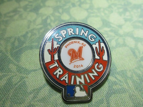 Milwaukee Brewers MLB 2014 Spring Training Phoenix Arizona Hat Lapel Pin -/ 5D - Picture 2 of 4