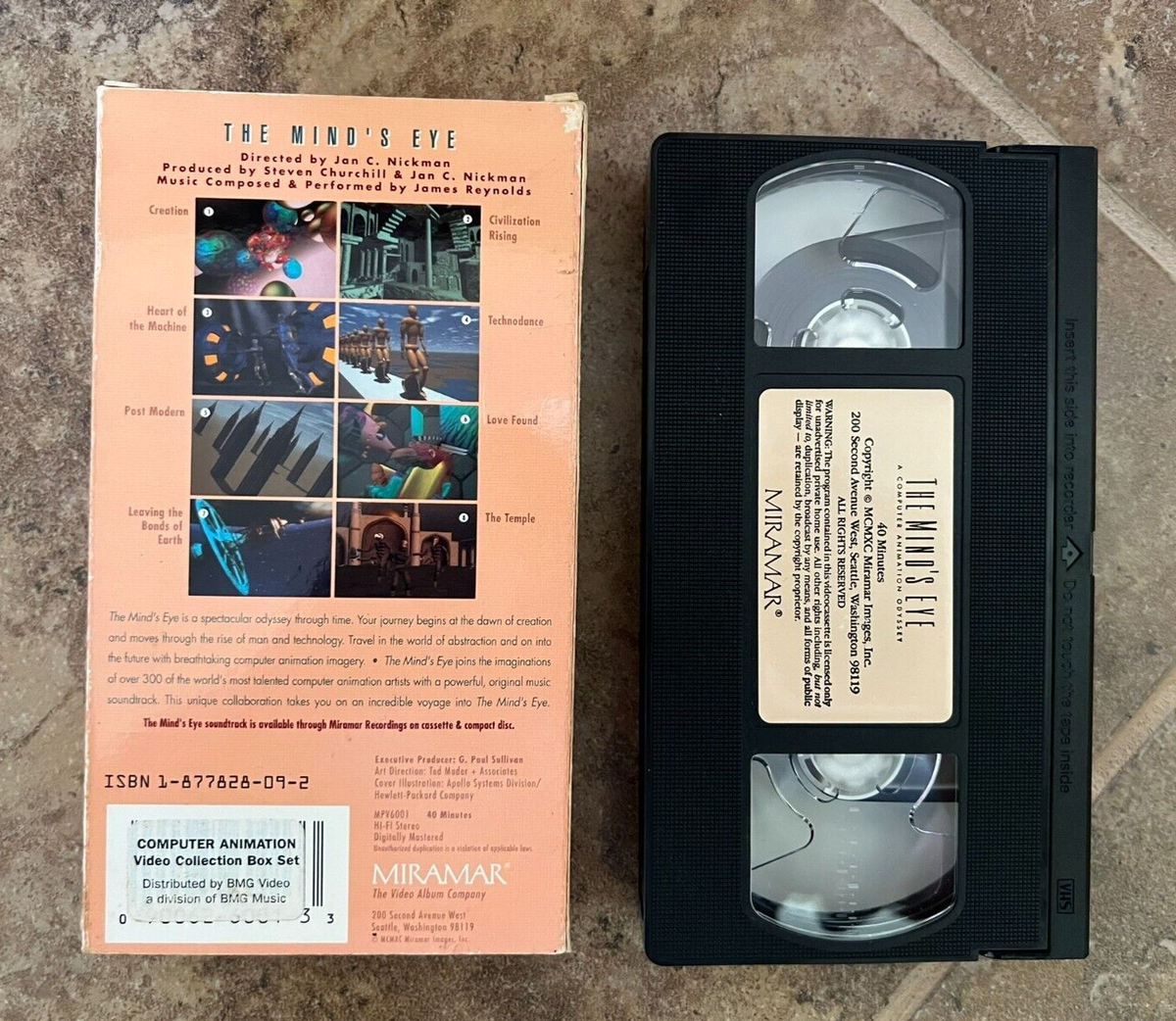 VHS: The Mind's Eye (1990) Computer Animation Odyssey