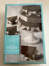 Gartner FAVOR BOXES 50 Wedding BRIDAL Birthday Party BROWN Cream CAKE KIT Rare