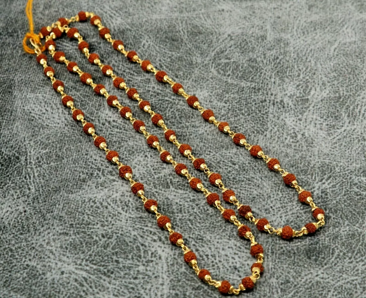 Rudraksha shop gold jewellery
