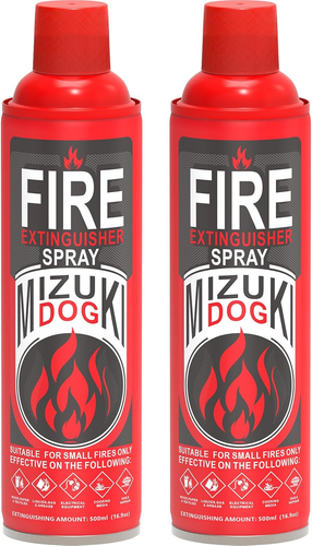 2-Pack Portable Fire Extinguisher for Home – Small ABCK Fire Extinguisher Spray