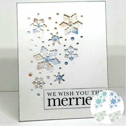 Cutting Dies Stencil Scrapbooking Album Card Metal Snowflakes Christmas CraftsKP - Picture 8 of 8