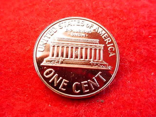 1960 SMALL DATE LINCOLN CENT GREAT RED PROOF COIN!!! #5 - Picture 2 of 2